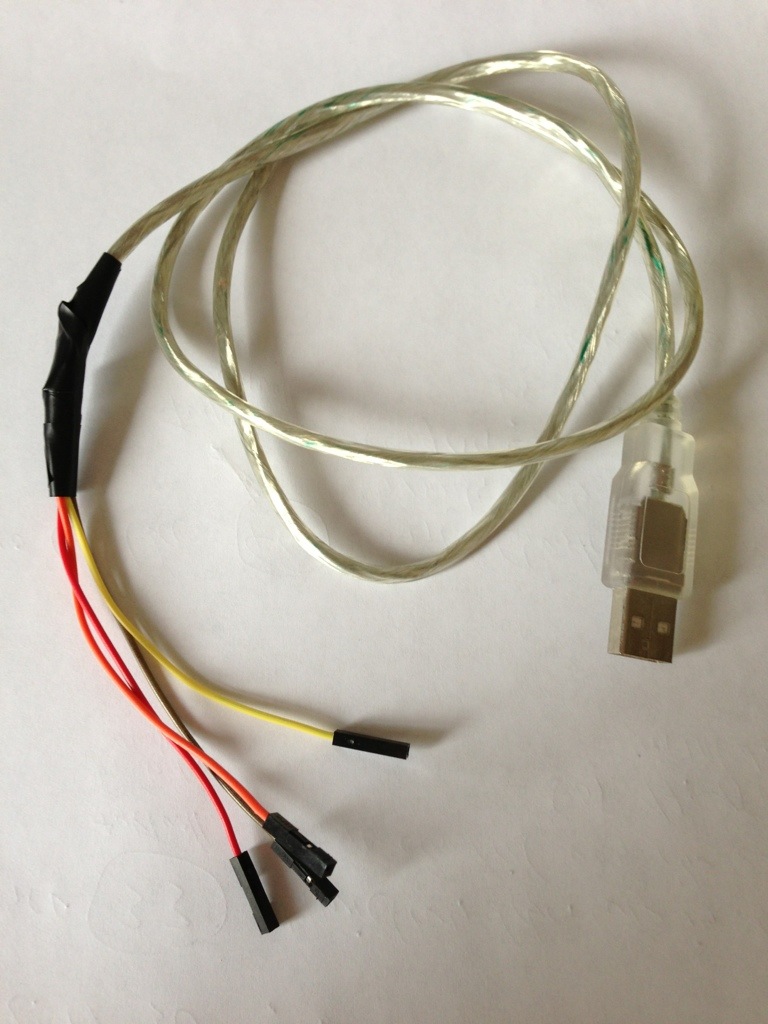 Und hier das passende Adapter-Kabel "USB 2 F-Pin"