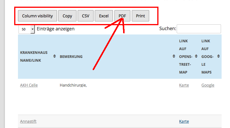 Wie K nnen Tabellen In WordPress Mit TablePress Als PDF CSV Und Im 