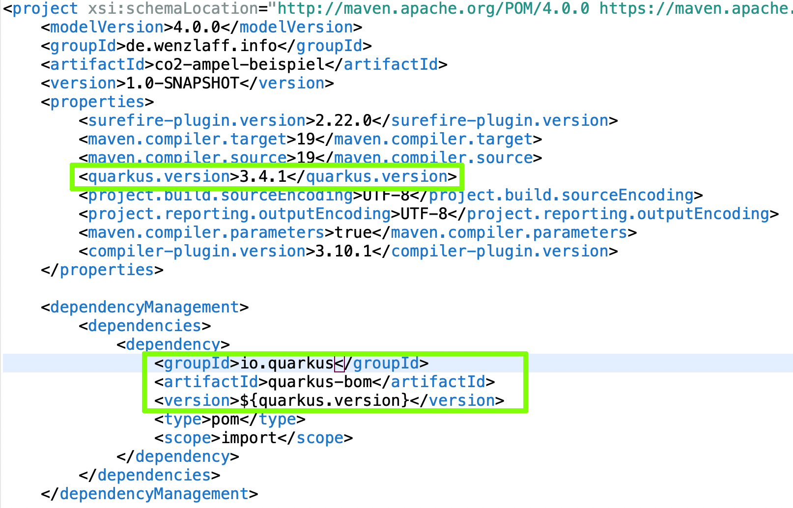 Quarkus CO2 Server 2 x Auf Version 3 4 1 Migration Mit Update Tool Oder 
